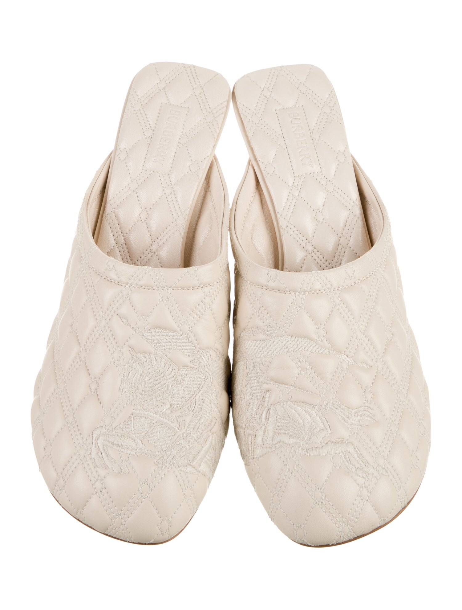 Burberry Leather Mules